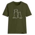 thumbnail image 4 of T-shirts Graphiques pour Femmes Mode Hauts pour Femmes Manches Courtes Blouse Ample Col Rond T-Shirt Imprimé T-Shirt Hauts Chemises à Manches Courtes pour Femmes T-Shirts Sois Gentille pour Femmes Chemisiers à Manches Courtes pour Femmes, 4 of 4