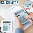 thumbnail image 1 of Fiudx Calculator 12 Digit Desktop Basic Calculato -Power with Large Lcd Display, 1 of 7