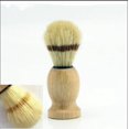 thumbnail image 4 of Barber Salon Badger Hair Shaving Razor Brush Wood Handle Tool, 4 of 8