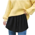 thumbnail image 2 of Jupon Demi-Long Superposé à Étages Transparent à Rayures Imprimées pour Femme, Grande Taille, 2 of 8