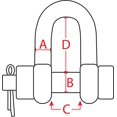 thumbnail image 5 of Extreme Max 3006.8339 BoatTector Chaîne en Acier Inoxydable Type Boulon - 1/4 Pouces, 5 of 5