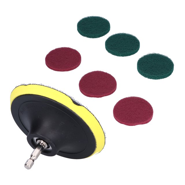 Grinding Machine Accessory,4in Scouring Pad Self‑Adhesive Self Adhesive Scouring Pad Scouring Pad Cutting-Edge Features
