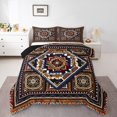 thumbnail image 1 of Western Comforter Set Bohemian Geometry King Bedding Set,Southwestern Aztec Bed Set Vintage Exotic Diamond Quilt Set,Retro Geometric Boho Decor, 1 of 6