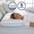 thumbnail image 2 of Sleep Innovations Forever Cool Gel Memory Foam Pillow, Standard, White, 2 of 5