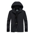 thumbnail image 1 of Windproof Jacket men Fashion Zipper Casual Windproof Waterproof Loose Outwear Jacket Coat, 1 of 9
