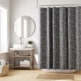 thumbnail image 1 of Mainstays Decorative Fabric Shower Curtain with Geometric Designs, 1 of 7