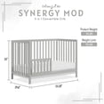 thumbnail image 4 of Dream On Me Synergy MOD Crib, Made with Sustainable New Zealand Pinewood, 4 of 9