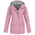 thumbnail image 1 of Posijego Imperméables P-4TG pour Femmes Légers Imperméables Manteau de Pluie Coupe-Vent Extérieur Voyage Randonnée Veste, 1 of 4