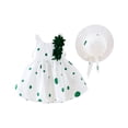 thumbnail image 1 of Vêtements d'Été pour Bébés Filles, Tout-Petits, Mignon, Sans Manches, Robes à Imprimé Floral, Ensemble avec Chapeau, Robe de Plage pour Enfants, 1 of 5