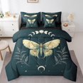 thumbnail image 1 of YST Boho Butterfly Bedding Comforter Set, 7-Piece, Floral and Butterfly Theme, King Size, 1 of 4