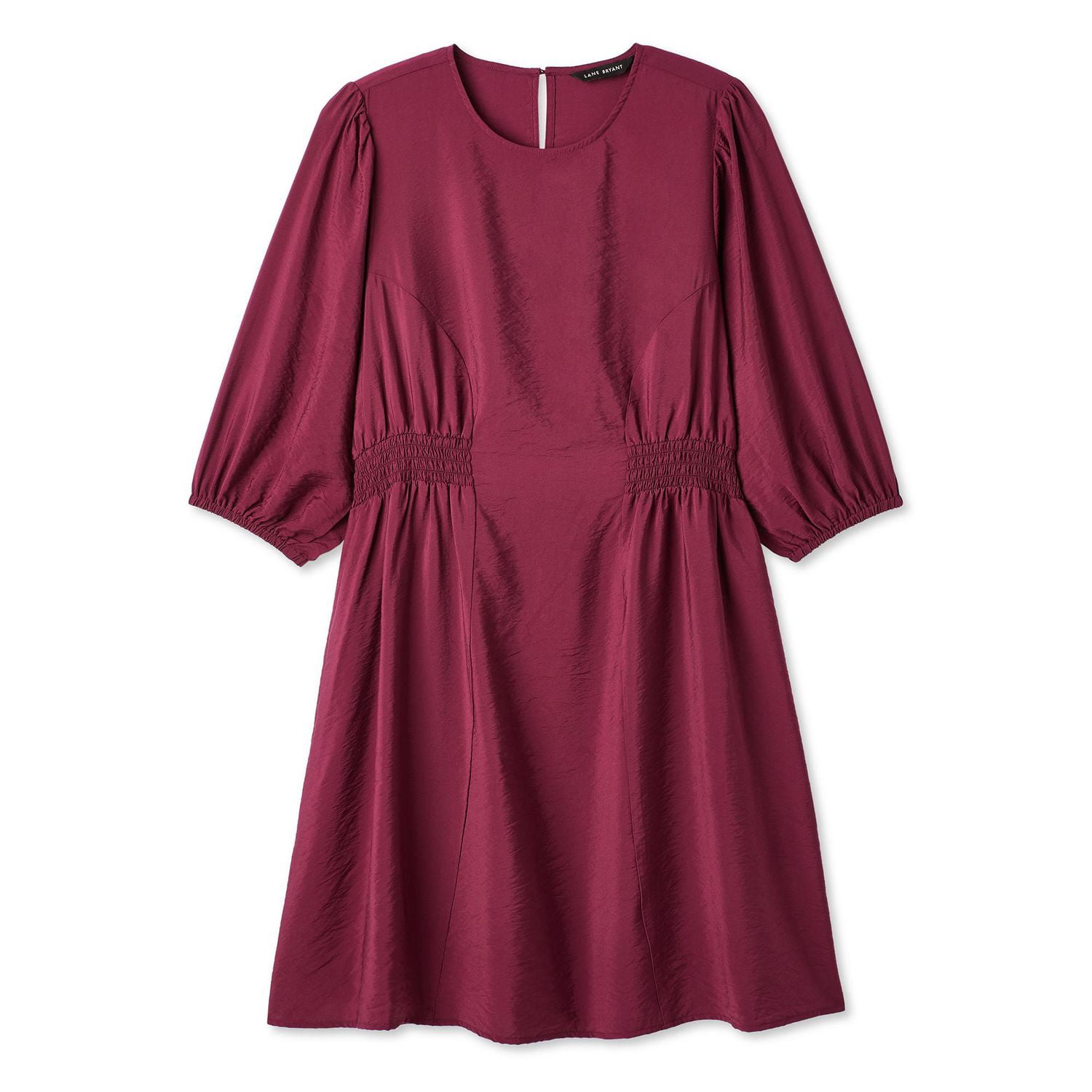Robe ajustée et évasée à manches longues Lane Bryant Plus pour femmes