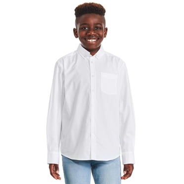Chemise habillée boutonnée à manches longues George pour garçons