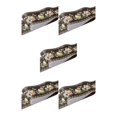 thumbnail image 1 of Wweixi Stylish PVC Waterproof Waist Line For Wall Sturdy And Easy To Clean Wood Marbling SelfAdhesive Skirting Line Safe balck  lantern flowe 5Set, 1 of 6