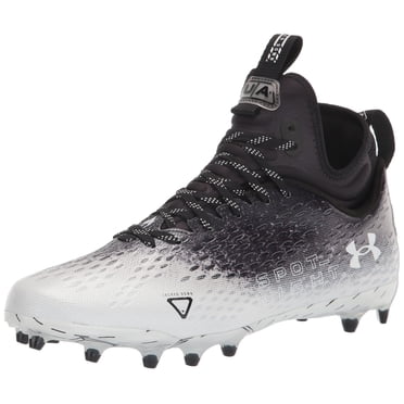 Under Armour Men's Sportlight Lux MC 2.0 Football Shoe, (001) Black/White/White, 11