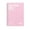 Pink, variant on B5 Notebook, 9mm Grid Pages, 120 Sheets, Plastic Cover, Portable for Learner and Professionals,Luxury Feel,YISHFHP,White
