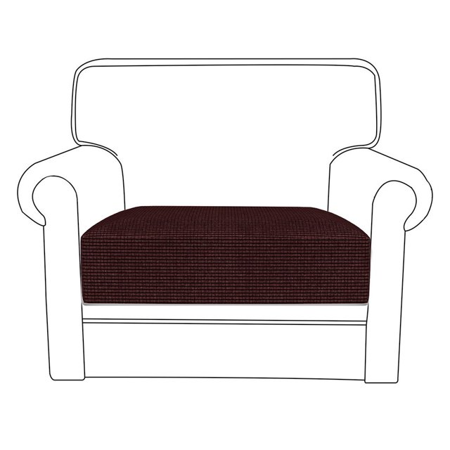 Housses Extensibles pour Coussins de Canapé, Protège-Coussins Réversible, Housses de Protection pour Coussins de Sofa