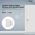 thumbnail image 2 of SONOFF Snzb-04 ZigBee Mini Wireless Door Window Sensor for Home Security System Smart Home Door Alarm Detector 2Packs, 2 of 11