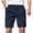 Navy, variant on JYnXIANTI Mens Dress Shorts Lightweight Classic Fit Bermuda Shorts Comfort Formal Business Casual Work Shorts Summer Clothes