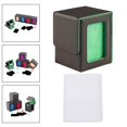 thumbnail image 2 of jinwen Card Deck Box Easy Access Holder Protection Card Deck Case for Trading Cards Green Lining, 2 of 9