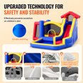 thumbnail image 3 of KFFKFF Inflatable Bounce House Bouncy Jumping Castle with Blower Slide for Kids, 3 of 9