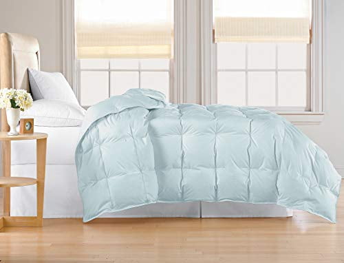 Blue Ridge Home Fashions, Inc. Microfiber Down Fiber Full-Queen in Light Blue Color Down/Down Down/Down Blend Comforter,