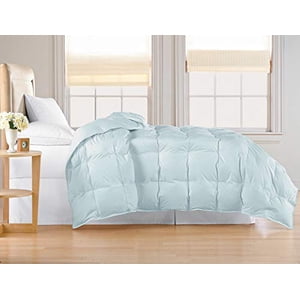 Blue Ridge Home Fashions, Inc. Microfiber Down Fiber Full-Queen in Light Blue Color Down/Down Down/Down Blend Comforter,