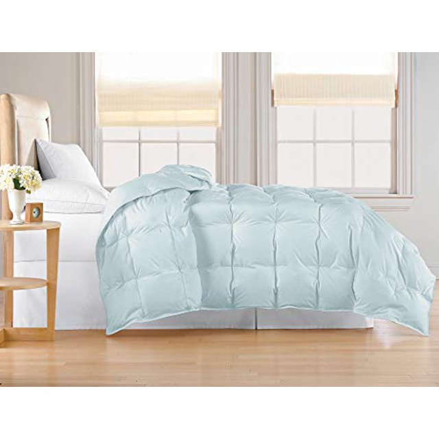 Blue Ridge Home Fashions, Inc. Microfiber Down Fiber Full-Queen in Light Blue Color Down/Down Down/Down Blend Comforter,