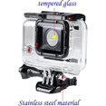 thumbnail image 4 of Étui de Protection Étanche de Remplacement Compatible pour Gopro Hero 7 Black Hero 6 Hero 5 Utilisation sous-Marine - Résistant à l'Eau jusqu'à 147 Pieds (45m), 4 of 5