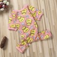 thumbnail image 3 of Faithtur Pet Jumpsuit Petit Canard Jaune Impression Bande Chien Pyjama Vêtements, 3 of 6