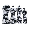 thumbnail image 3 of Golf Wood Headcover Set Driver Fairway Club Head Long Neck Club Drivers Golf Covers 4PCS No 1 3 5 UT, 3 of 9