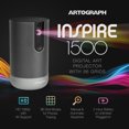 thumbnail image 2 of Artograph Projecteur d'Art à DEL Intelligent pour, Grilles à Mise au Point Automatique et Télécommande, Inspire 1500, Gris, 2 of 9