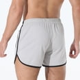thumbnail image 4 of hotojiny Men's Athletic Running Shorts Drawstring Stretch Workout Shorts Lightweight Sports Gym Basketball Clothes with Zip Pockets, 4 of 7