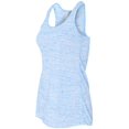 thumbnail image 2 of Bella Ladies Flowy Racerback Tank, XS, Blue Marble, 2 of 5