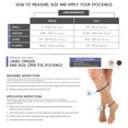 thumbnail image 2 of Truform Knee High Stockings, Open Toe: 20 - 30 mmHg, Beige, Small, 2 of 7