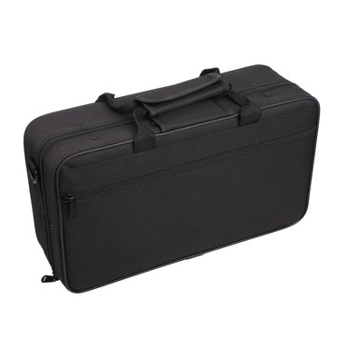 Sac Clarinette, Porte Clarinette Portable LADE Noir Mousse Rembourré Épaissi Oxford Tissu Sac de Sotrage avec Sangle pour Clarinette