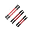 thumbnail image 4 of QualitChoice 6 Pieces RC Car Pull Rod Rod Servo Link for Slash Hoss 4x4 1:10 Scale RC Car Red, 4 of 6