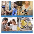 thumbnail image 4 of Handheld Inkjet Printer, Printing 2-12.7mm Height Adjustable 4.3 Inch Touchscreen BT Connection Portable Inkjet Printer with Cartridge, Upgraded Portable Smart Printer, 4 of 7