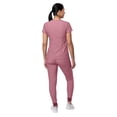 thumbnail image 2 of Adar Pro Movement Booster Scrub Set For Women - Sweetheart V-Neck Scrub Top & Yoga Jogger Scrub Pants, 2 of 7