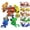 5 In 1 No box, variant on Korea Anime Gogo Dino Explorers Sound and Light Transforming Dinosaur Toy Action Figures Deformation Car Toys For Kids Gift 5pcs No box