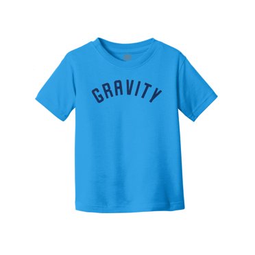 Gravity Athletics Water-Based Screen Toddler T-Shirt - Cobalt/Navy Ink - 3T