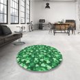 thumbnail image 4 of Ahgly Company Tapis Rectangulaire Lavable en Machine Intérieur Transitionnel Vert Forêt, 5 Pieds x 7 Pieds, 4 of 7