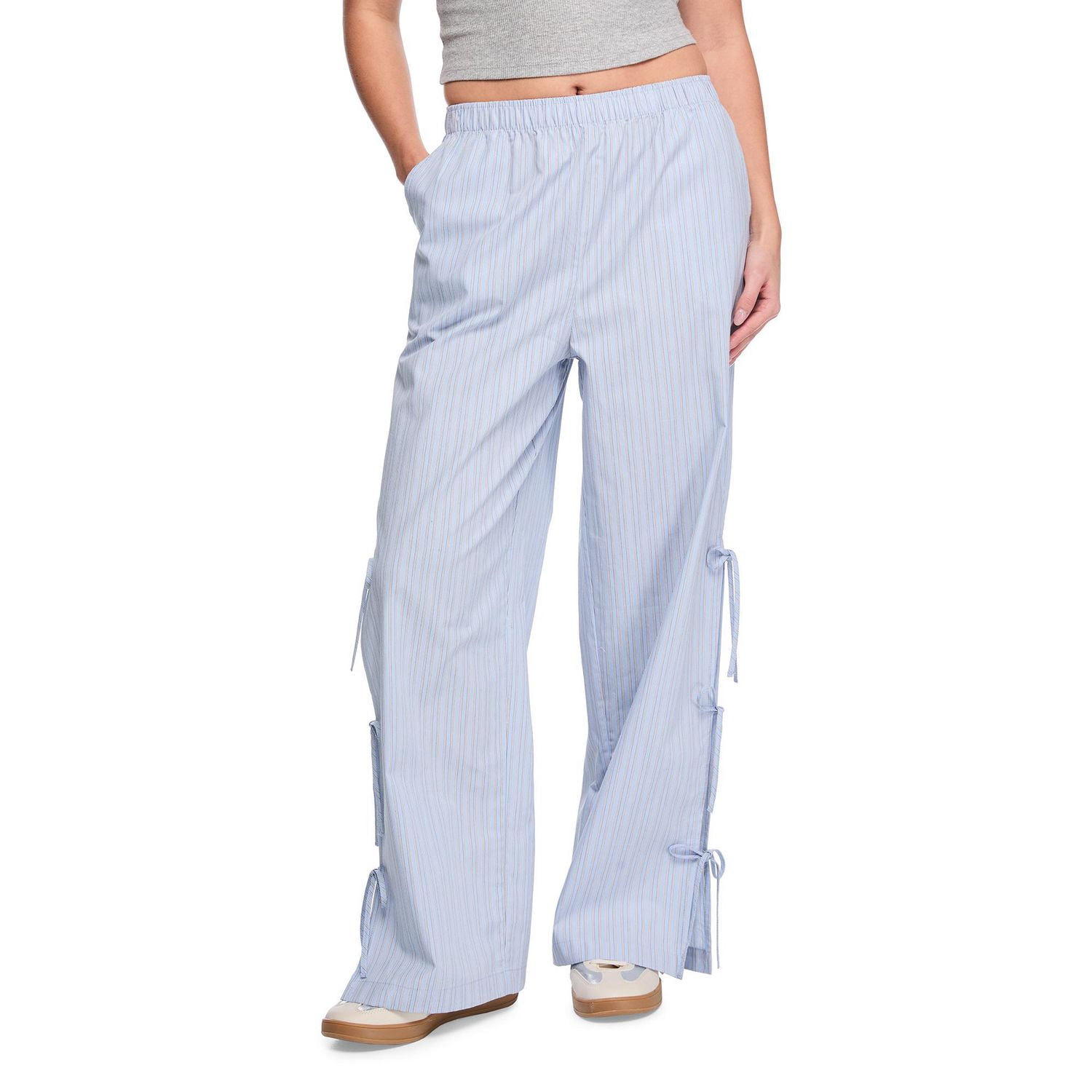 No Boundaries Women's Poplin Pull-On Pant
