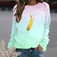 thumbnail image 1 of 2023 Sweat à Capuche Surdimensionné pour Femmes Mode Décontractée Manches Longues Col Rond Imprimé Chandail en Molleton Hauts Blouse Costumes Halloween/noël 50 % de Réduction Liquidation, 1 of 1