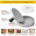 thumbnail image 3 of Hamburger Press Patty Maker Aluminum Non-stick Burger Patty Press Mold, 3 of 4