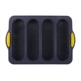 thumbnail image 2 of Silicone French Bread Pan Baguette Baking Tray Non-Stick Loaf Pan for Baking Tool, 2 of 10