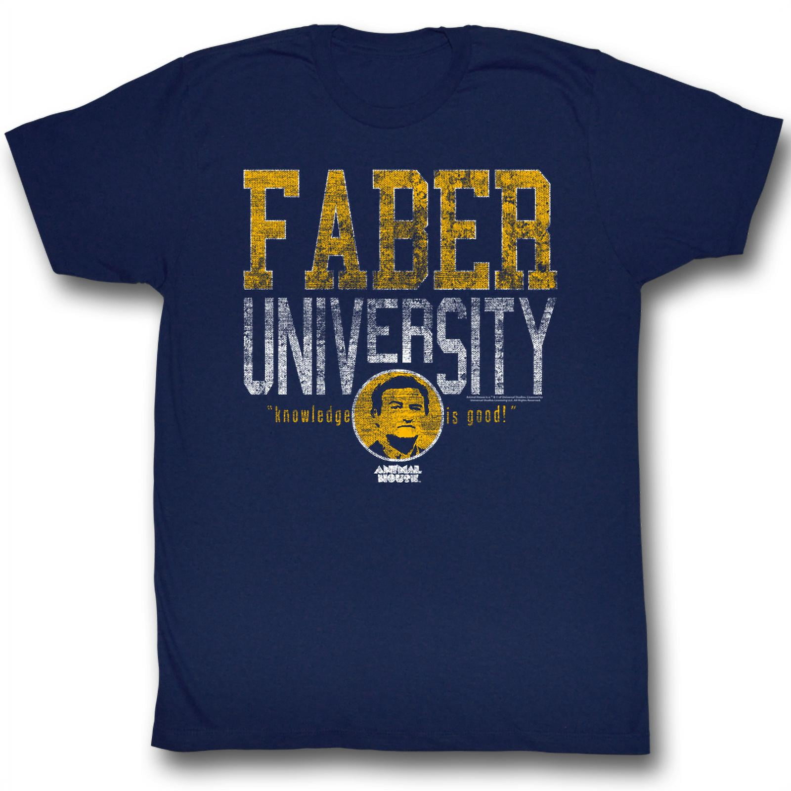 Animal House Movie Faber University Adult T-Shirt Tee