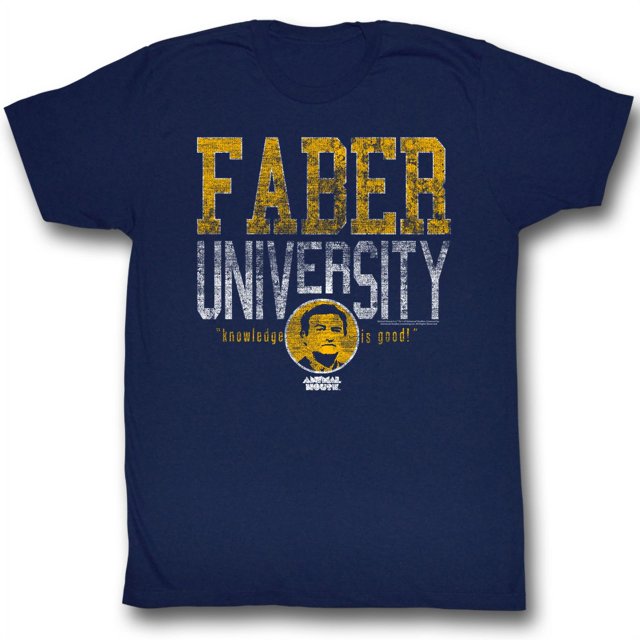 Animal House Movie Faber University Adult T-Shirt Tee
