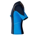 thumbnail image 3 of Xnihocha Man 15mm Neoprene Wetsuits Top Short Sleeve Rash Guard Shirts Professional Swimwear Navy Blue 3XL, 3 of 5