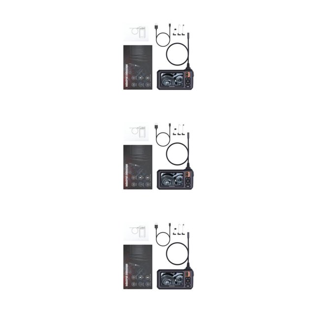 mmirethe Simple And Easy To Operate Triple Lens Sewer Inspection Camera Wide Application 5 m 3Set