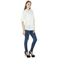 thumbnail image 4 of Robe Haut Boho Unie Tenue Décontractée Tunique Vêtements pour Femmes Coton Robe d'Été, 4 of 4